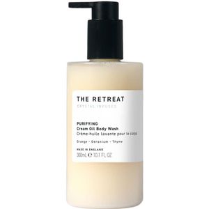The Retreat Crystal Infused Purifying Cream Oil Body Wash 300 ml