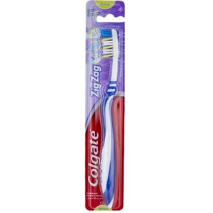 Colgate Zigzag Tandbørste - Medium - Blå