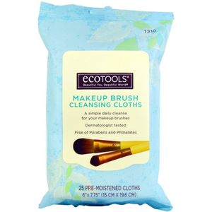 Ecotools Makeup Brush Cleansing Cloths  25 stk.