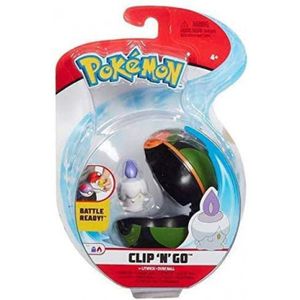 Pokemon Figure - Litwick + Dusk Ball (Clip 'n' Go)