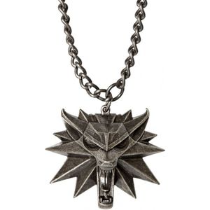 The Witcher - School of the Wolf Medallion and Chain