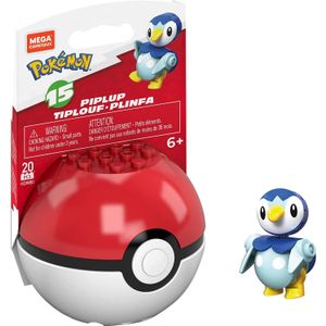 Mega Construx Pokemon - Piplup in Poke Ball