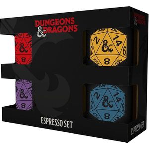 Dungeons & Dragons - Small Espresso Mugs 4-Pack