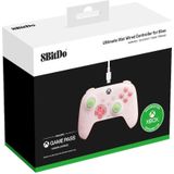 8bitdo - Ultimate Mini Wired Xbox Pad - Controller - Roze - Bedraad