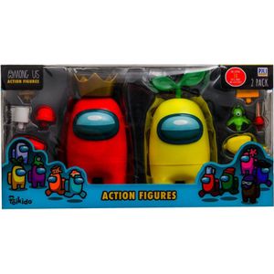 Among Us Action Figure 2-Pack (17cm) (Red&Yellow)