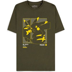 Pokémon - Green Pikachu Men's Short Sleeved T-shirt