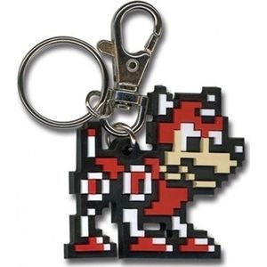 Megaman 10 8-Bit Rubber Keychain - Rush