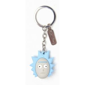 Rick & Morty - Ricks Face 3D Rubber Keychain