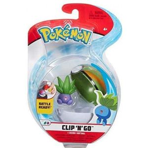 Pokemon Figure - Oddish + Nest Ball (Clip 'n' Go)