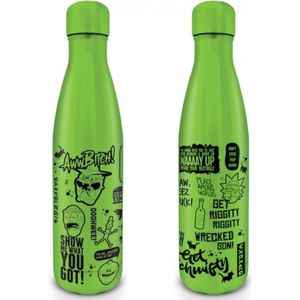 Rick and Morty - Quotes Metal Drink Bottle
