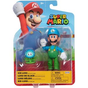 Super Mario Action Figure - Ice Luigi