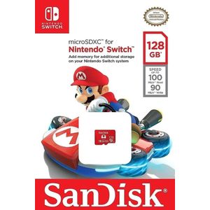 Sandisk MicroSDXC 128GB Memory Card (Mario)