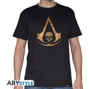 Assassin's Creed - AC 4 Golden Crest Men's T-shirt Black