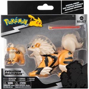 Pokemon Battle Figure Evolution Pack - Growlithe & Arcanine