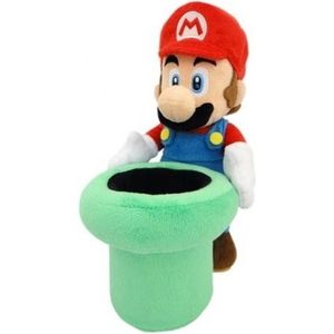 Super Mario Pluche - Mario with Warp Pipe 25cm
