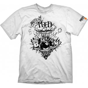 Call of Duty Black Ops 4 T-Shirt Battery Mad White