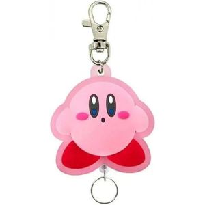 Kirby Rubber Reel Keychain - Kirby