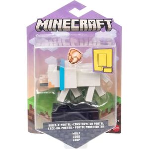 Minecraft 8cm Nether Portal Figure - Wolf