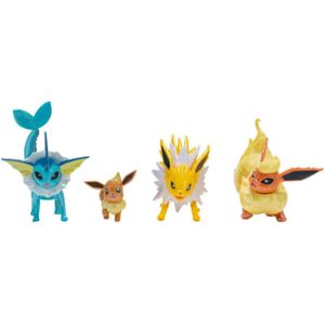 Pokemon Battle Figure Evolution Pack - Eevee, Flareon, Jolteon & Vaporeon