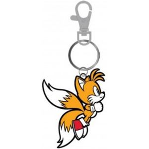Sonic the Hedgehog - Tails Running Rubber Keychain