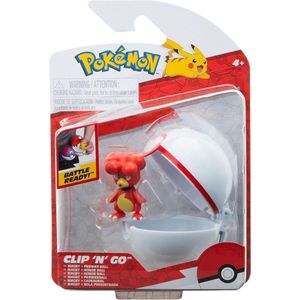 Pokemon Figure - Magby + Premier Ball (Clip 'n' Go)