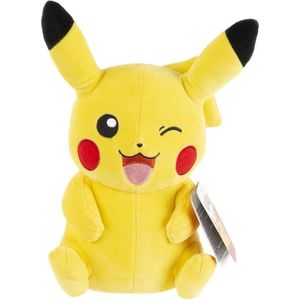 Pokemon Pluche - Winking Sitting Pikachu