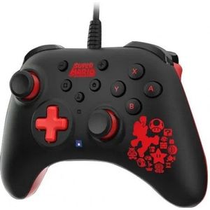 Hori Wired Controller Turbo - Mario Black & Red