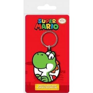 Super Mario - Yoshi Profile Rubber Keychain