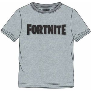 Fortnite - Grey/Black Logo Kids T-Shirt