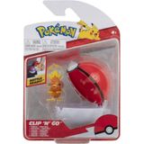 Pokemon Figure - Torchic + Poke Ball (Clip 'n' Go)