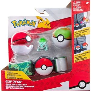 Pokemon Clip 'N Go Poke Ball Belt (Bulbasaur + Poke Ball & Nest Ball)