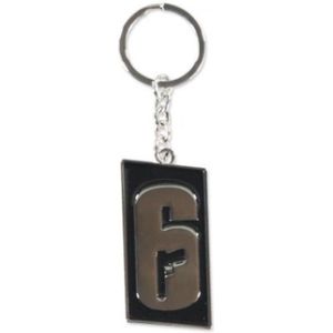 6-Siege - Metal Logo Keychain