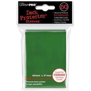 Ultra Pro - Deck Protector Sleeves Donkergroen (Gloss) (50 stuks)
