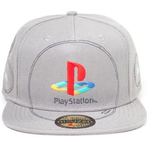 Playstation - Silver Logo Snapback