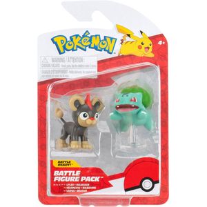 Pokemon Battle Figure Pack - Litleo & Bulbasaur