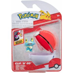 Pokemon Figure - Froakie + Poke Ball (Clip 'n' Go)