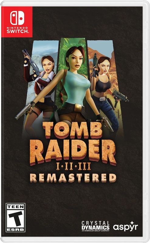 Tomb Raider I-III Remastered - Videogame - Starring Lara Croft