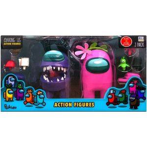 Among Us Action Figure 2-Pack (17cm) (Purple&Pink)