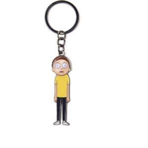 Rick & Morty - Morty With Movable Head Metal Keychain