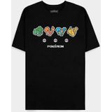 Pokémon - Starters - Men's Black Short Sleeved T-shirt