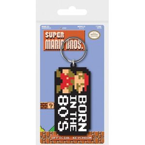 Super Mario Bros - Born In The 80s Rubber Keychain