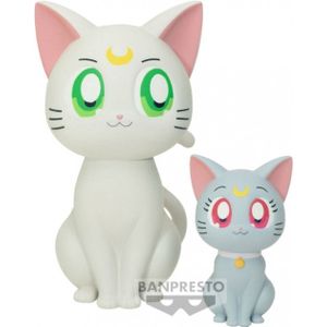 Pretty Guardian Sailor Moon Cosmos Sofvimates Figure - Artemis & Diana