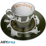 LORD OF THE RINGS - Mirror Mug & Plate Set