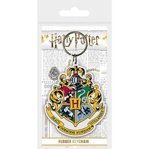 Harry Potter - Hogwarts Crest Rubber Keychain