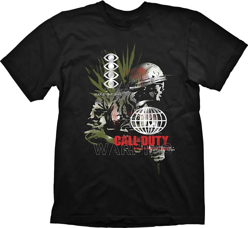 Difuzed - Cold War Army Comp - T-shirt - Blisterzwart - Korte Mouwen