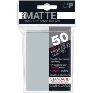 Ultra Pro - Deck Protector Sleeves Transparant (Matte) (50 stuks)