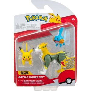 Pokemon Battle Figure Pack - Boltund, Mudkip, Pikachu