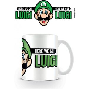 Super Mario Keramische Mok - Here We Go Luigi - 315 ml