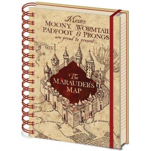 Harry Potter A5 Notebook - The Marauders Map