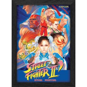 Pixel Frames Plax - Street Fighter 2: Legends (30cm x 25cm)